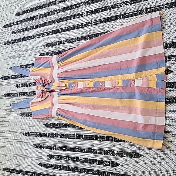 Madewell cutout striped dress size 2 - Picture 1 of 7